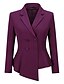 cheap Blazers-Black / Red / Wine Solid Colored Regular Fit Rayon Men&#039;s Suit - Shirt Collar
