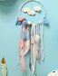 cheap Home &amp; Garden-Led Boho Dream Catcher Handmade Gift Wall Hanging Decor Art Ornament Craft Cloud 75*20cm for Kids Bedroom Wedding Festival