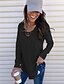 cheap Sweaters-Women&#039;s Pullover Sweater Jumper Jumper Knit Tunic Lace up Hollow Out Solid Color V Neck Basic Sexy Daily Date Spring Fall Black White S M L