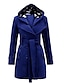 cheap Down&amp; Parkas-Women&#039;s Parka Winter Coat Daily Wear Jacket Dark Gray