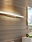 abordables Luces de Tocador-Lámpara de espejo led madera maciza nórdica 40/60/80 cm lámpara de gabinete de baño tocador de baño lámpara de pared de registro de maquillaje simple 6 w / 9 w / 12 w