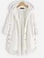 cheap Coats &amp; Trench Coats-Elegant Women&#039;s Casual Daily Sherpa Teddy Coat
