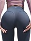 billige Graphic Chic-kvinders capri leggings røv løfte høj talje beskåret yoga bukser, push up strømpebukser marineblå