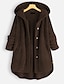 cheap Coats &amp; Trench Coats-Elegant Women&#039;s Casual Daily Sherpa Teddy Coat