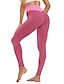 abordables Graphic Chic-Femme Sportif Pantalon Non Elastique Sport &amp; Loisir Gymnastique Taille haute Saphir Rose Dragée Ecarlate Noir Vert S M L XL