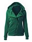 cheap Jackets-Women&#039;s Sporty Polyester Coat Tops White