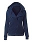 cheap Coats &amp; Trench Coats-Women&#039;s Jacket Hoodie Jacket Zipper Pocket Sporty St. Patrick&#039;s Day Casual Daily Valentine&#039;s Day Coat Regular Polyester Sapphire Navy Water Blue Fall Spring Hoodie Relaxed Fit XS S M L XL 2XL