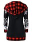 cheap Hoodies &amp; Sweatshirts-Women&#039;s Pullover Hoodie Sweatshirt Print Cat Color Block Daily Casual Christmas Hoodies Sweatshirts  Black