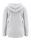 cheap Coats &amp; Trench Coats-Women&#039;s Solid Color Pullover Hoodie Sweatshirt Teddy Coat Daily Fuzzy Hoodies Sweatshirts  White