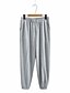 cheap Pants-Women&#039;s Basic Streetwear Comfort Plus Size Cotton Loose Daily Going out Jogger Pants Solid Colored Full Length High Waist Black Blushing Pink Gray