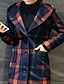 preiswerte Damenmäntel und Trenchcoats-Damen Einfarbig Herbst Winter Grundlegend Lang Mantel Alltag Baumwolle Langarm Mantel Oberteile