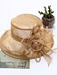 cheap Hats-Women&#039;s Stylish Party Wedding Street Party Hat Floral Pure Color Flower Wine Pink Hat Portable Sun Protection Breathable / Fall / Winter / Spring / Summer
