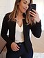 abordables Americanas para Mujer-chaqueta casual para mujer blazer de trabajo informal chaqueta de oficina blazer slim fit para mujer de negocios (amarillo, l4)