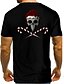 cheap Christmas Tees-Men&#039;s  T shirt 3D Print Graphic 3D Print Short Sleeve Tops Round Neck Black