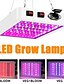abordables Luz Ambiente LED-1pc artoo doble interruptor led grow light 216 leds 312 leds espectro completo para invernadero interior grow tent phyto lámpara para plantas