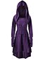 cheap HALLOWEEN-Women&#039;s Halloween A Line Dress Knee Length Dress Purple Wine Long Sleeve Print Print Fall Round Neck Hot Vintage Flare Cuff Sleeve 2021 M L XL XXL 3XL