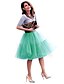 cheap Skirts-princess short evening prom skirt petticoat tutu skirt dark green one size