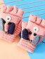 preiswerte Kinderschals-2St Kinder Unisex Aktiv Karikatur Strick Wollmischung / Strickware Handschuhe Rosa / Pudriges Rosa / Hellgrau Einheitsgröße