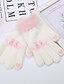 cheap Kids&#039; Scarves-2pcs Kids Girls&#039; Active Cat Animal Full Finger Knitwear Gloves Blushing Pink / Gray / Khaki One-Size