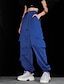 cheap Pants-Women&#039;s Tactical Cargo Pants Trousers Pants Pocket Solid Colored Comfort Full Length Casual Cotton Basic Slim Black Blue High Waist Micro-elastic