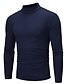 baratos Sale-t-shirt de manga comprida de manga comprida underlinen cinza masculina outono inverno maciço