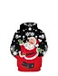 billige New Arrivals-Jul Hættetrøje og sweatshirt Far og mig Grafisk 3D Print Trykt mønster Rød Langærmet Aktiv Matchende tøj