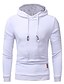 cheap Hoodies-Men&#039;s Solid Colored Hoodie Sports Holiday Basic Hoodies Sweatshirts  Khaki White Light gray