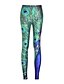 cheap Graphic Chic-Women&#039;s Leggings Plus Size Polyester Animal Patterned Green Sporty High Waist Ankle-Length Yoga Gym