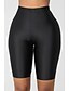 cheap Shorts-biker shorts for women neon bright active biker yoga shorts knee length (large, blue)