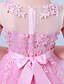 cheap Girls&#039; Dresses-Kids Little Girls&#039; Dress Floral Mesh Blushing Pink White Above Knee Sleeveless Active Cute Dresses Children&#039;s Day Regular Fit