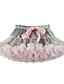 abordables Skirts-Enaguas de mujer faldas tutú hinchadas cintura elástica falda de tul multicapa blanco