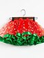 cheap Girls&#039; Skirts &amp; Shorts-Kids Girls&#039; Skirt Red Color Block Lace up Mesh Bow Active