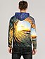 cheap Hoodies-Men&#039;s Graphic Hoodie Daily Going out 3D Print Hoodies Sweatshirts  Gold