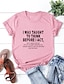 cheap T-Shirts-women&#039;s summer casual cute graphic letter print cotton t-shirts loose short sleeve round neck tees tops