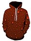 billige Hoodies-Herre Plusstørrelser Trykt mønster Grafisk 3D Pullover-hættetrøje Hætte 3D-udskrivning I-byen-tøj Natklub 3D-tryk Afslappet Hættetrøjer Sweatshirts Langærmet Grøn Rød Navyblå