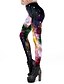 abordables Graphic Chic-Femme Sportif Imprimer Leggings Toute la longueur Pantalon Galaxie Avec motifs Gymnastique Yoga Confort Des sports Slim Taille haute Noir S M L XL
