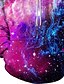 abordables Hoodies-Ensemble de sweats à capuche 3D Homme Graphique 3D Capuche 2 Pièces 3D effet du quotidien Décontractée Polyester Pulls Capuche Pulls molletonnés Standard Bleu Violet Jaune