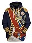 billige Hoodies-hættetrøje til mænd den historiske figur alexander cosplay 3d-printede sweatshirts til mænd