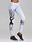cheap Graphic Chic-Women&#039;s Sporty Comfort Sports Gym Yoga Leggings Pants Patterned Ankle-Length Print Gray