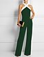 cheap Jumpsuits-Women&#039;s Jumpsuit Solid Color Casual Sleeveless Regular Fit Green Blue Black S M L Spring &amp; Summer