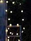 abordables Tiras de Luces LED-Luces de cadena solares al aire libre 5m 20led luces de tubo de jardín a prueba de agua luz de hadas led para fiesta boda patio jardín árbol decoración del patio