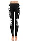 abordables Graphic Chic-Leggings Pantalon Femme Imprimer Confort Des sports Crânes Gymnastique Yoga Elastique Slim Sportif Taille haute Noir / Grande Taille