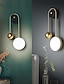 baratos Iluminação Para Paredes-mini estilo criativo moderno estilo nórdico luzes de parede led para sala de estar aplique de ferro para quarto 110-240 v