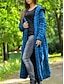 cheap Cardigans-Women&#039;s Cardigan Solid Color Pocket Plus Size Long Sleeve Loose Sweater Cardigans Fall Winter Hooded Blue Yellow Wine