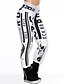 cheap Pants-Women&#039;s Sporty Print Leggings Ankle-Length Pants Stretchy Gym Yoga Skull High Waist Comfort Sports Skinny Gray XS S M L XL