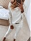 cheap Sweaters-Women&#039;s Stylish Knitted Solid Color Pullover Long Sleeve Sweater Cardigans Off Shoulder Fall Winter White Purple Gray