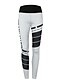 cheap Graphic Chic-Women&#039;s Sporty Comfort Gym Yoga Leggings Pants Patterned Ankle-Length Print Gray