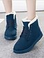 cheap Boots-Women&#039;s Boots Snow Boots Flat Heel Round Toe Booties Ankle Boots Basic Casual Daily Walking Shoes Suede Solid Colored Wine Watermelon Gray / Booties / Ankle Boots / Booties / Ankle Boots