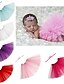 baratos Kids&#039; Scarves-2pcs Bébé / Bebê Para Meninas Doce Sólido Acessórios de Cabelo Roxo / Rosa / Fúcsia / Bandanas