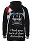 cheap Hoodies-Men&#039;s Pullover Hoodie Sweatshirt Graphic 3D Ugly Christmas Front Pocket Hooded Christmas Daily 3D Print 3D Print Christmas Hoodies Sweatshirts  Long Sleeve Black / Letter